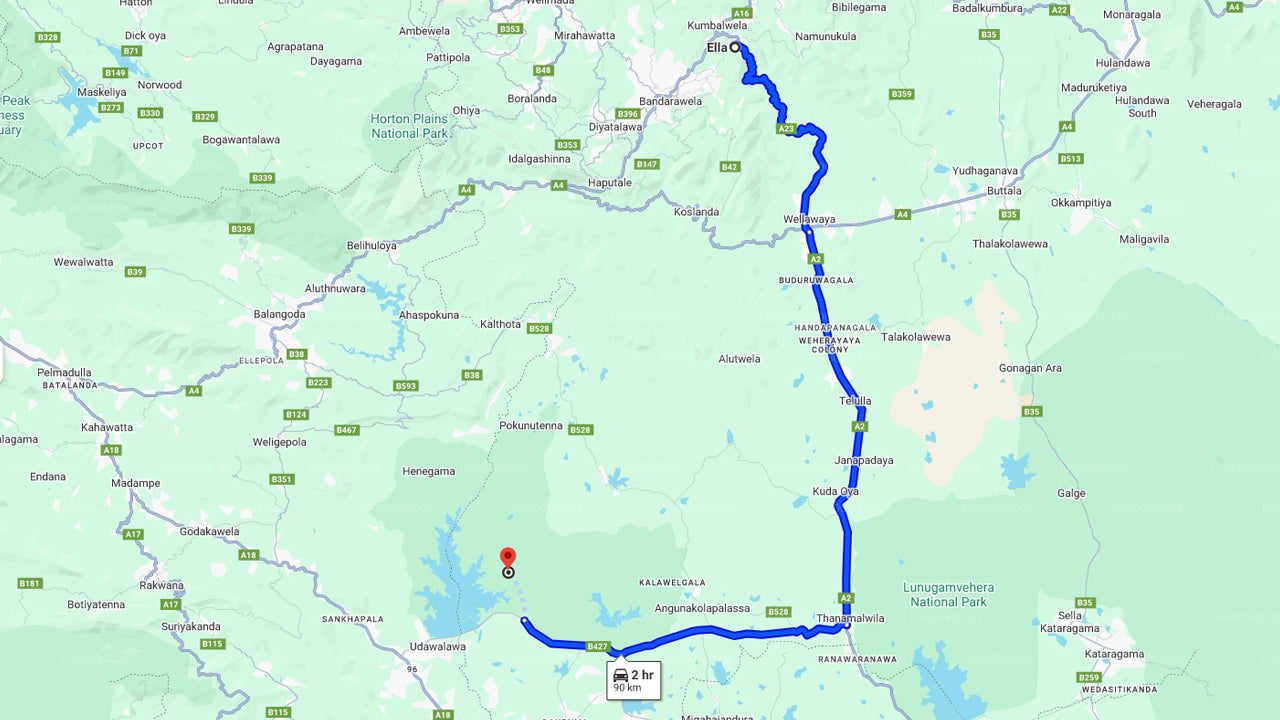 Udawalawe National Park Safari from Ella