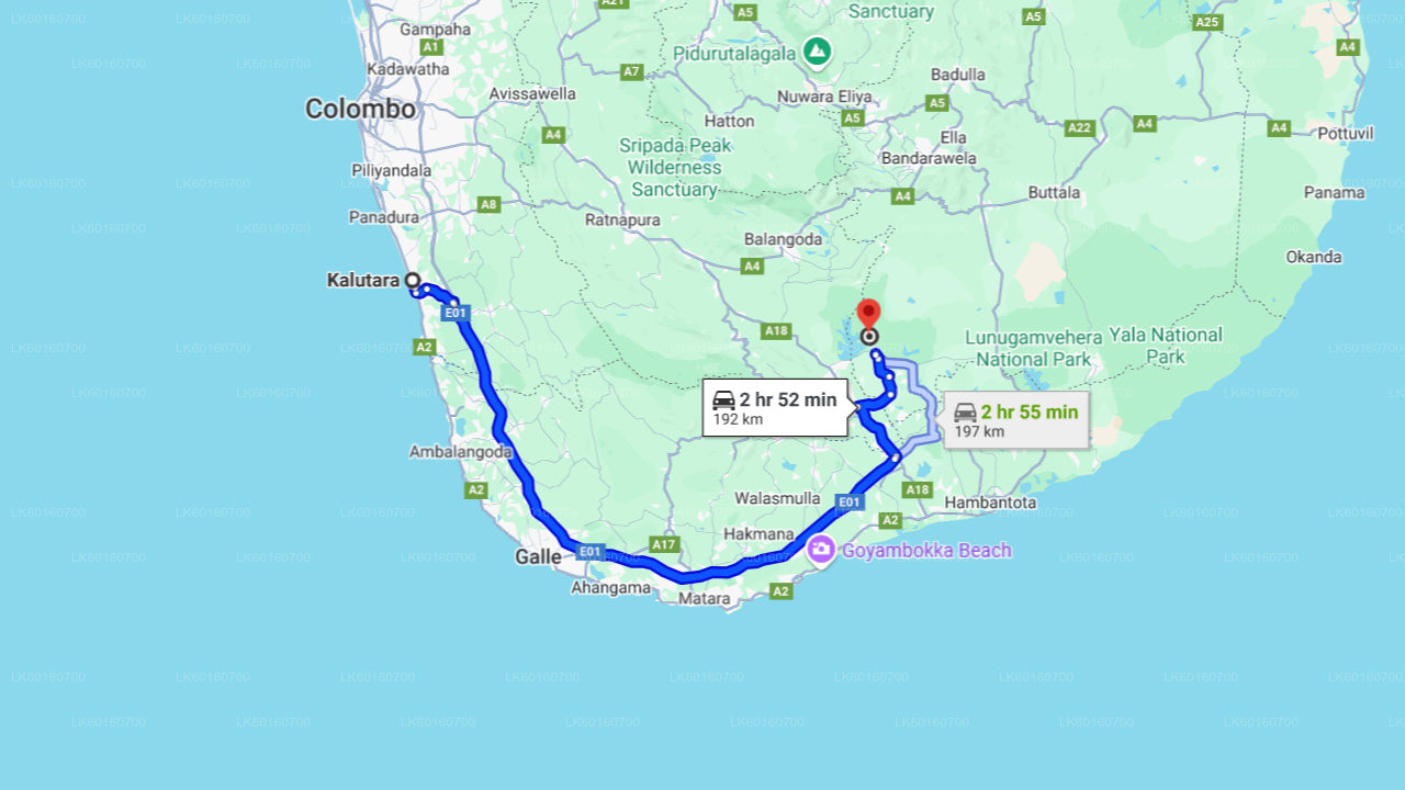 Udawalawe National Park Safari from Kalutara