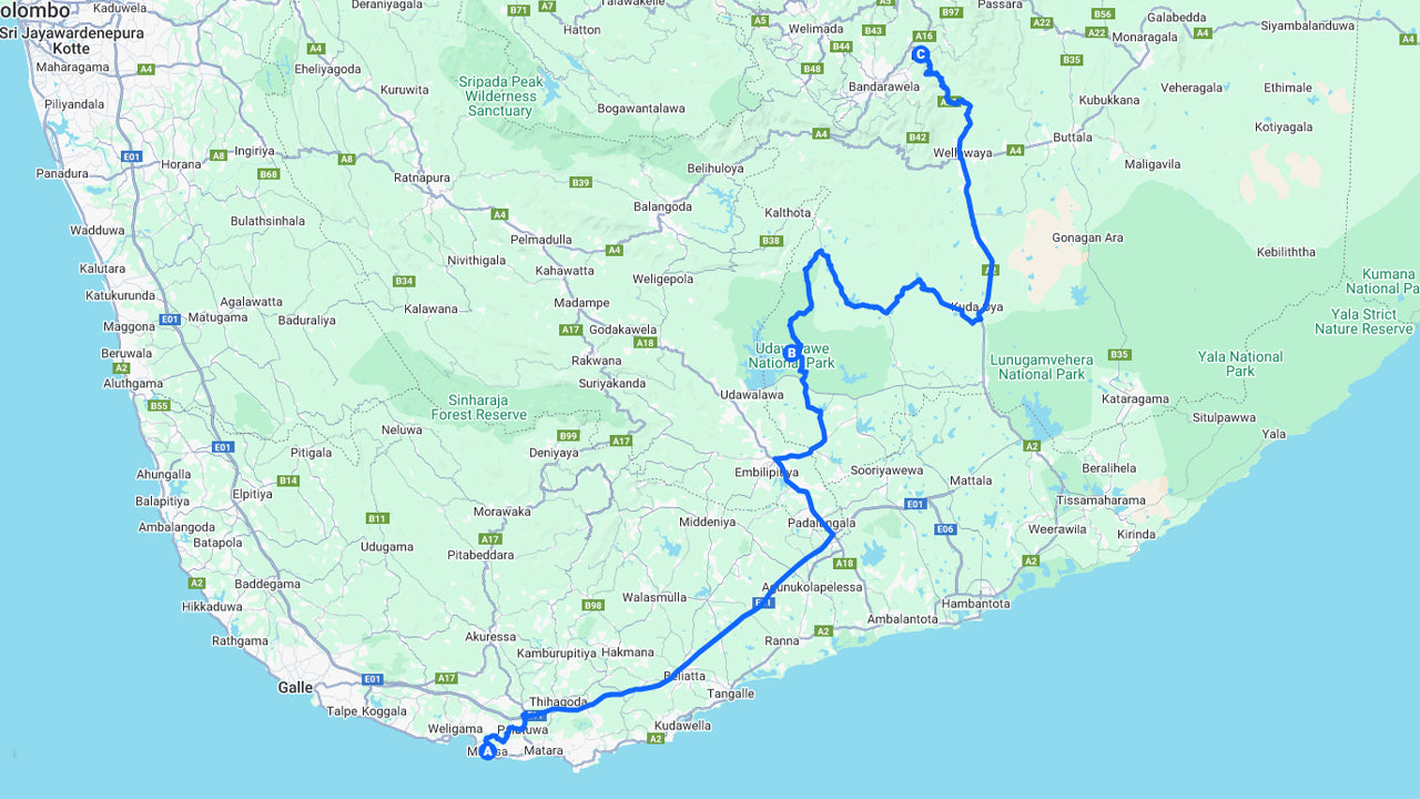 Private Tour from Mirissa to Ella with Udawalawe Safari