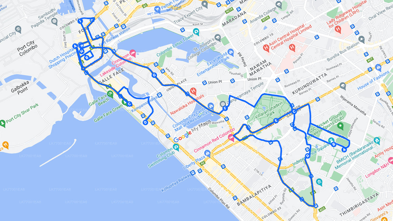 Luxury Night Cycling Tour of Colombo