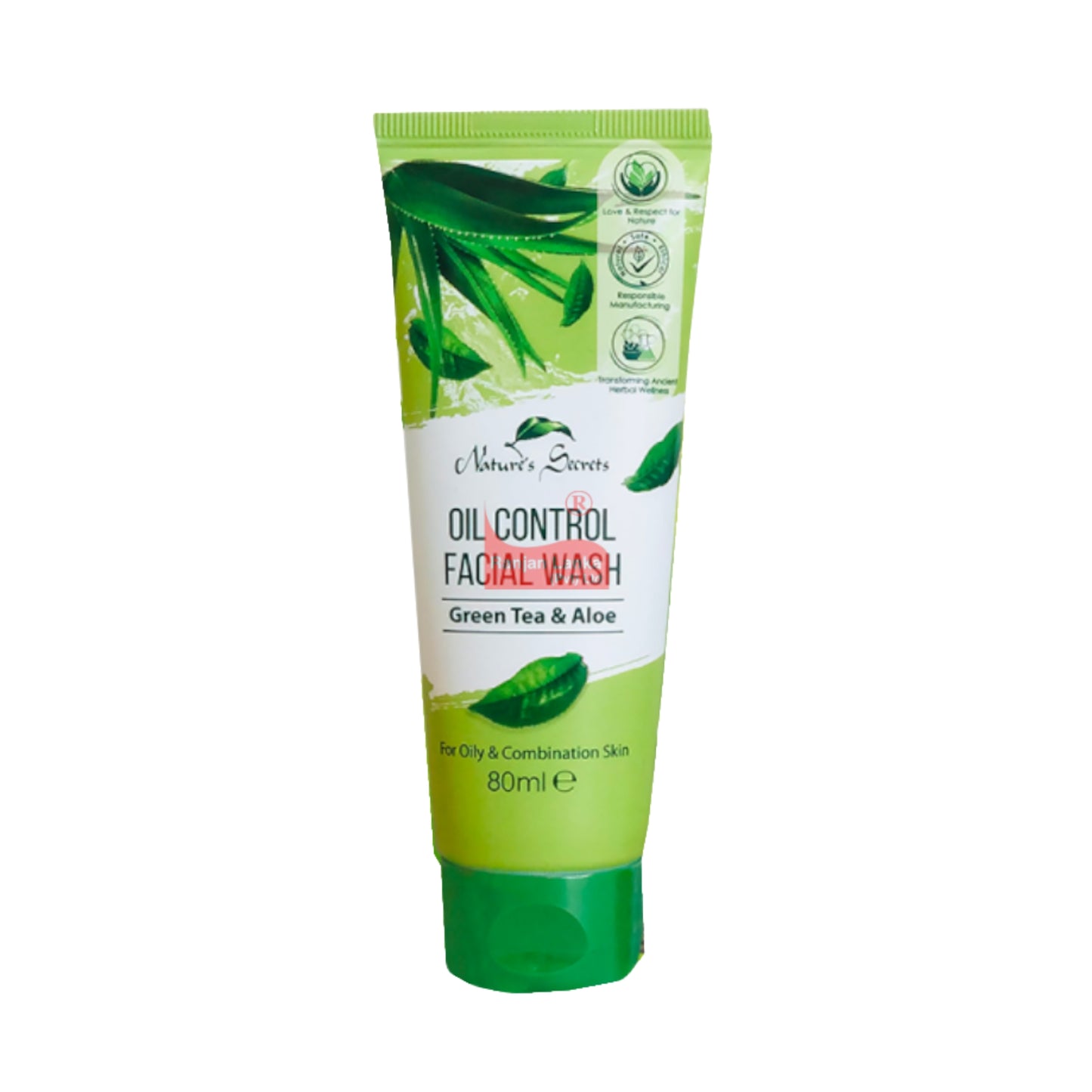 Nature’s Secrets Oil Control Facial Wash with Green Tea & Aloe (80ml)