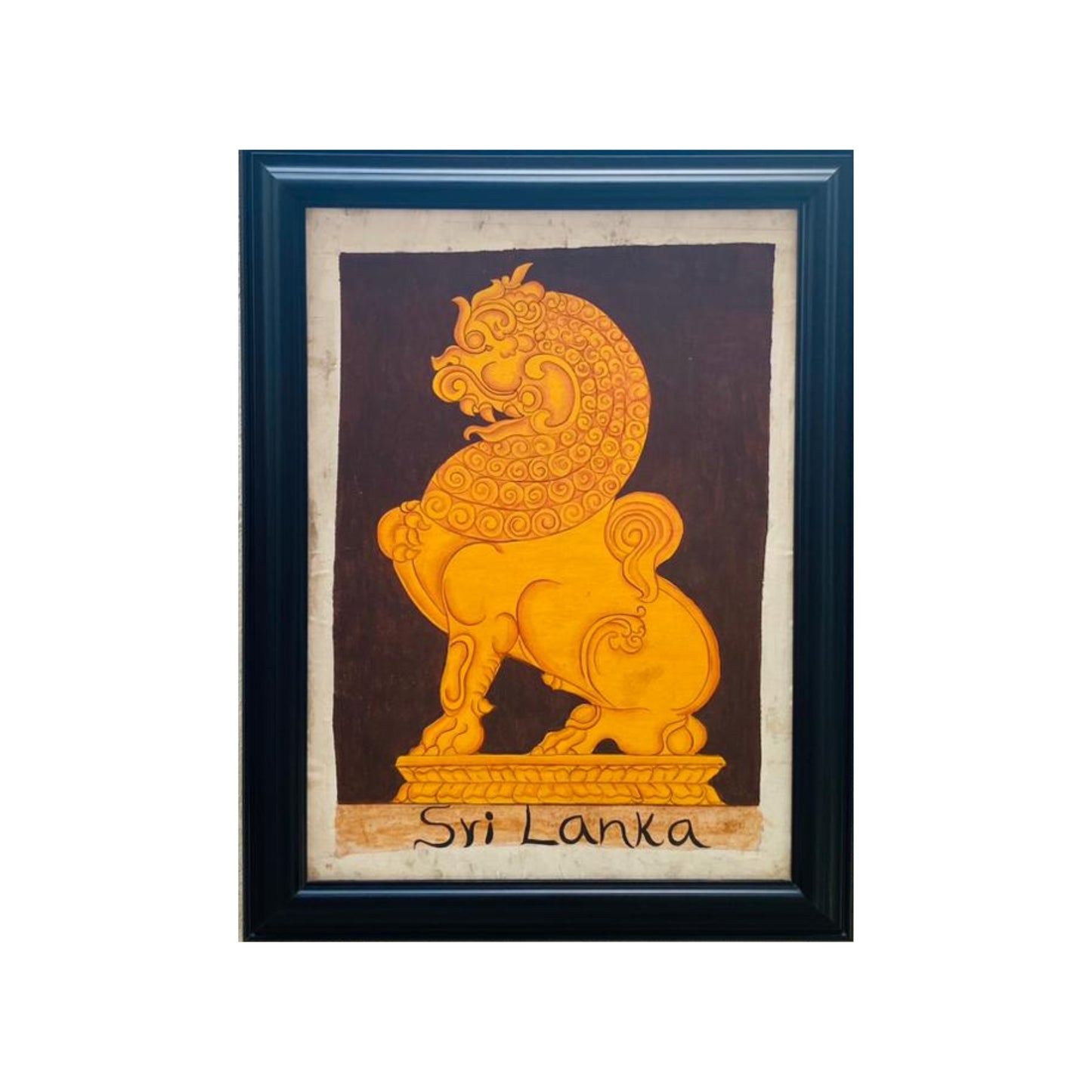 Lakpura® Yapahu Lion Statue Wall Art