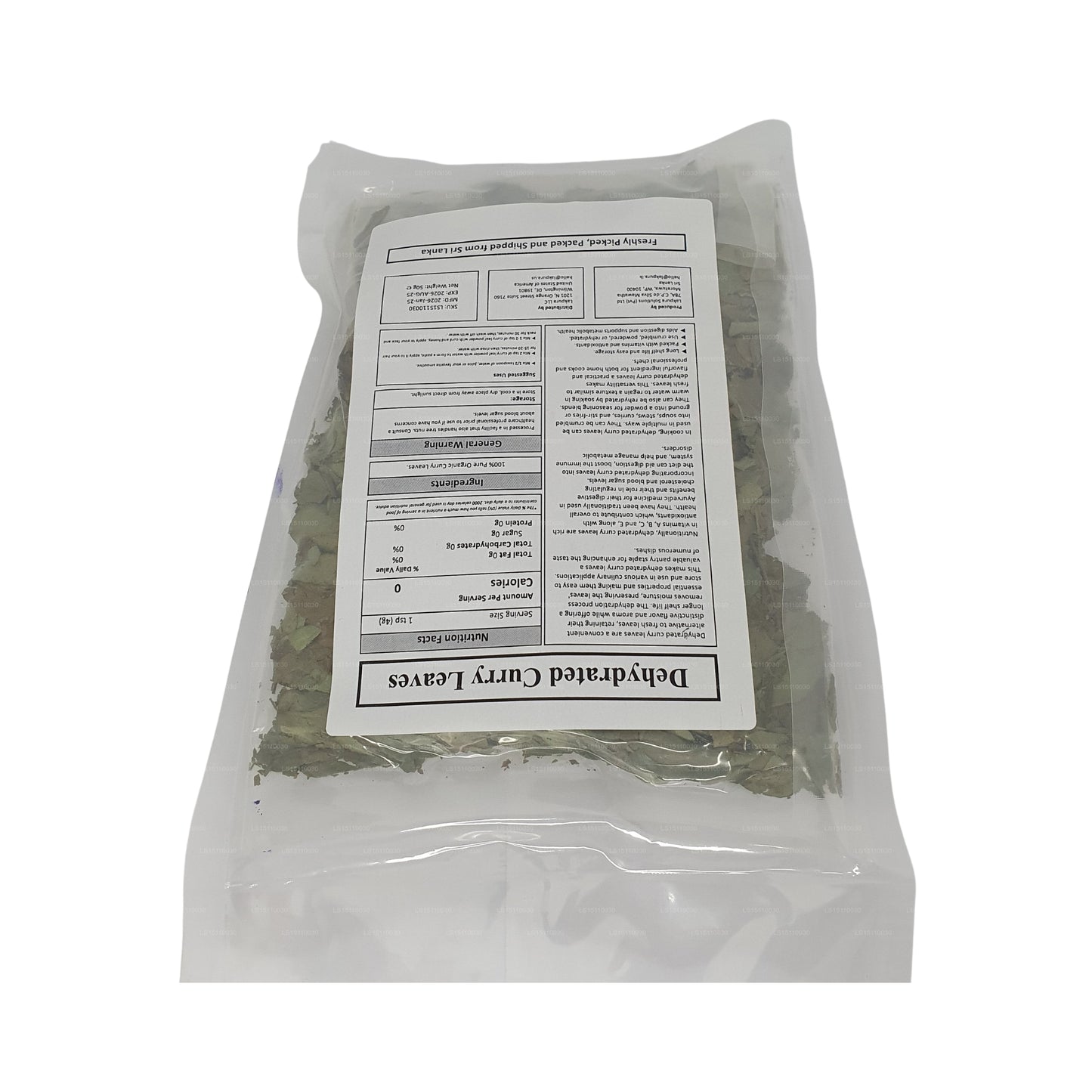 Foglie di curry disidratate Lakpura®