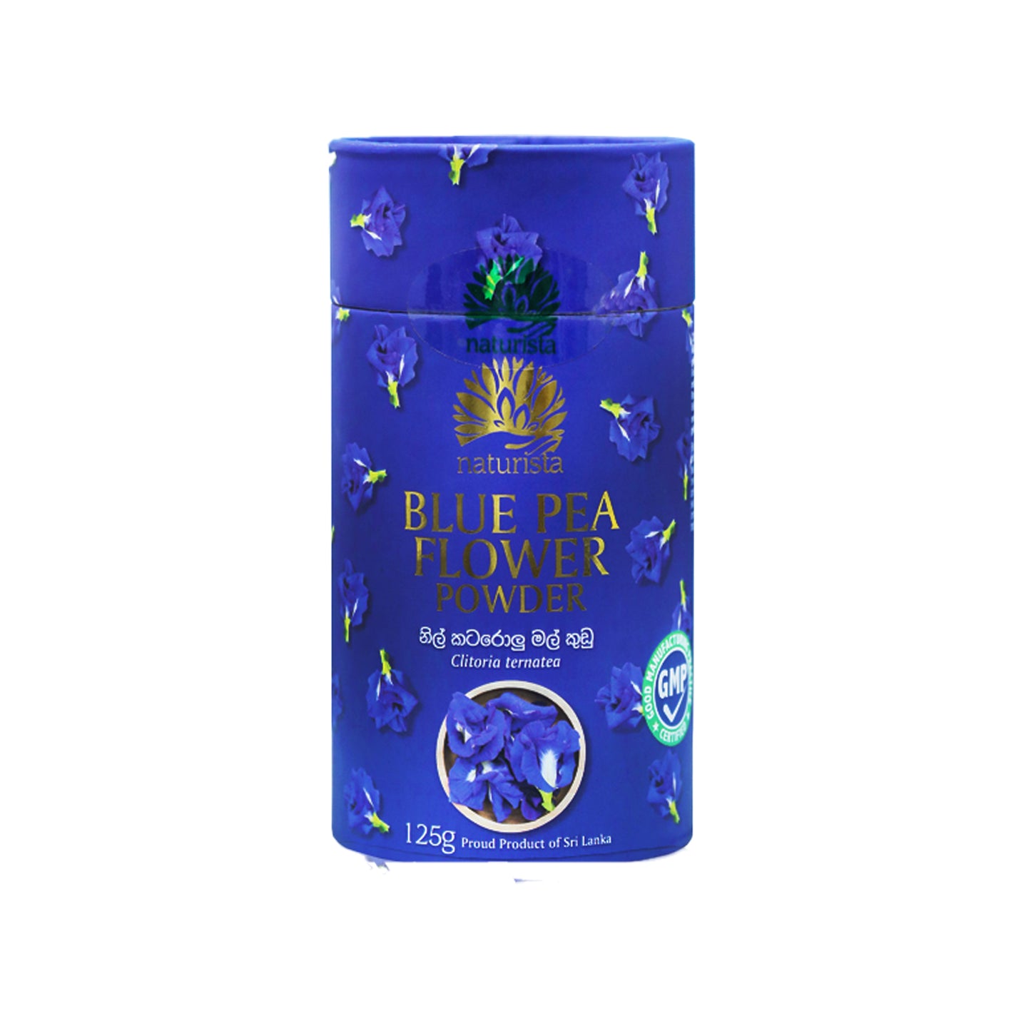 Polvere di fiori di pisello blu Naturista (125 g)