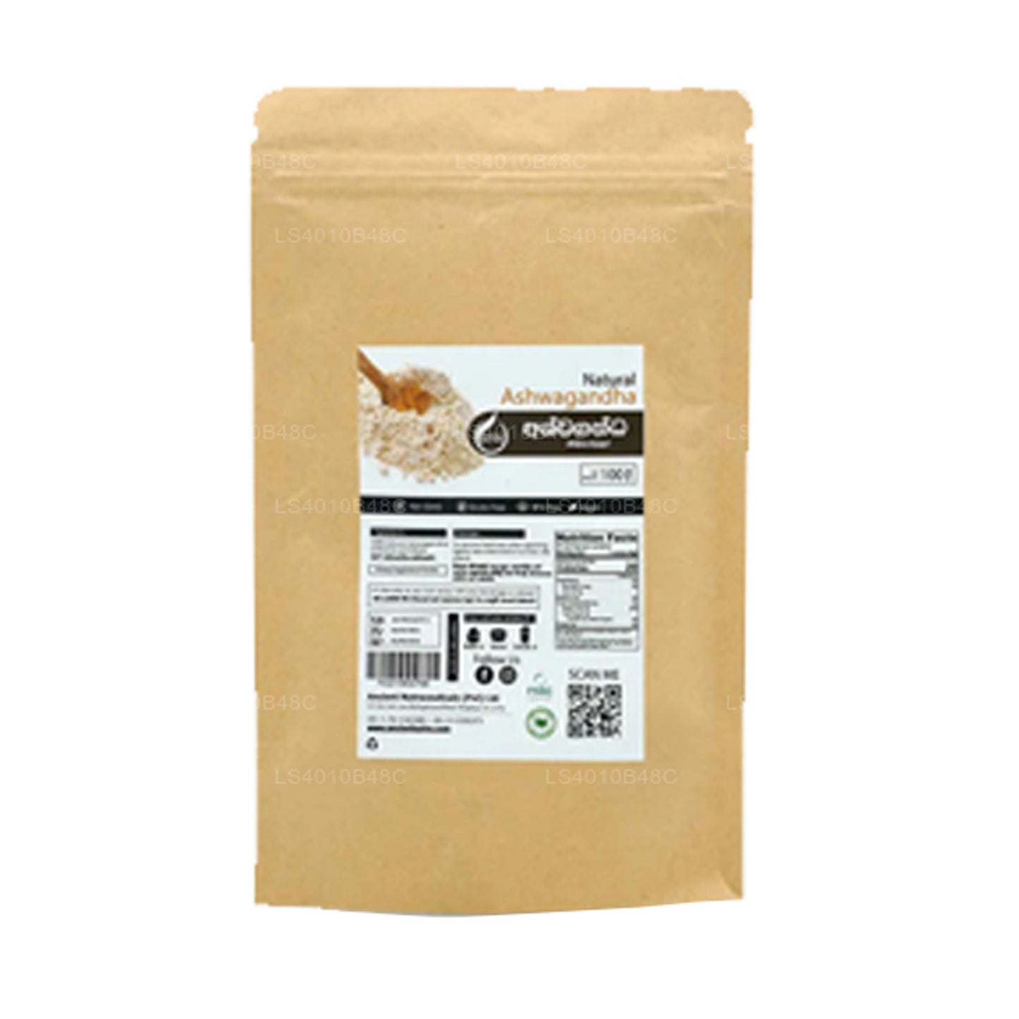 Polvere di Ashwagandha Ancient Nutra (100 g)