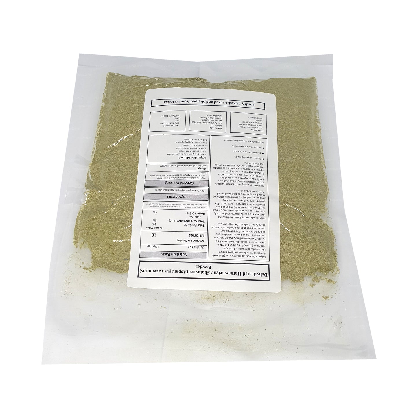Lakpura Dehydrated Hathawariya (Shatavari) Powder