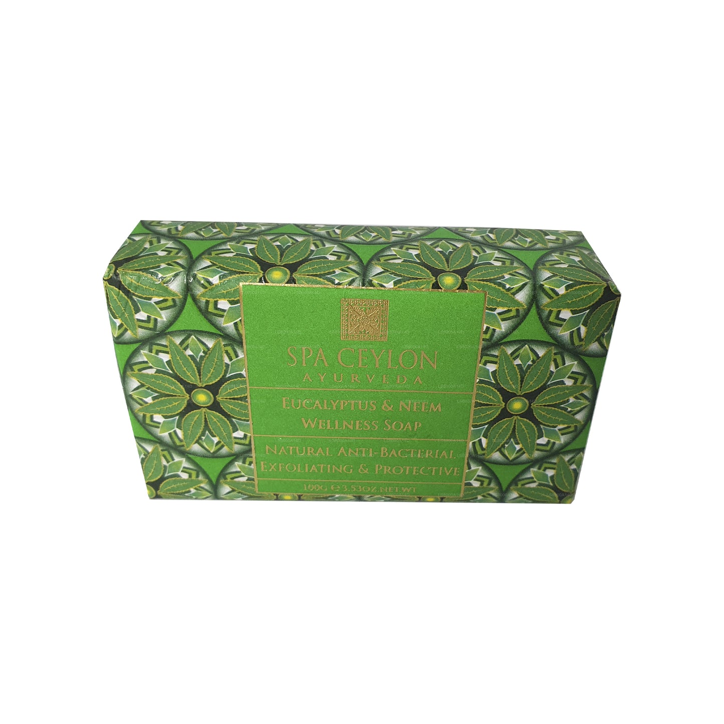 Spa Ceylon Eucalipto e Neem - Sapone esfoliante antibatterico per il benessere (100 g)