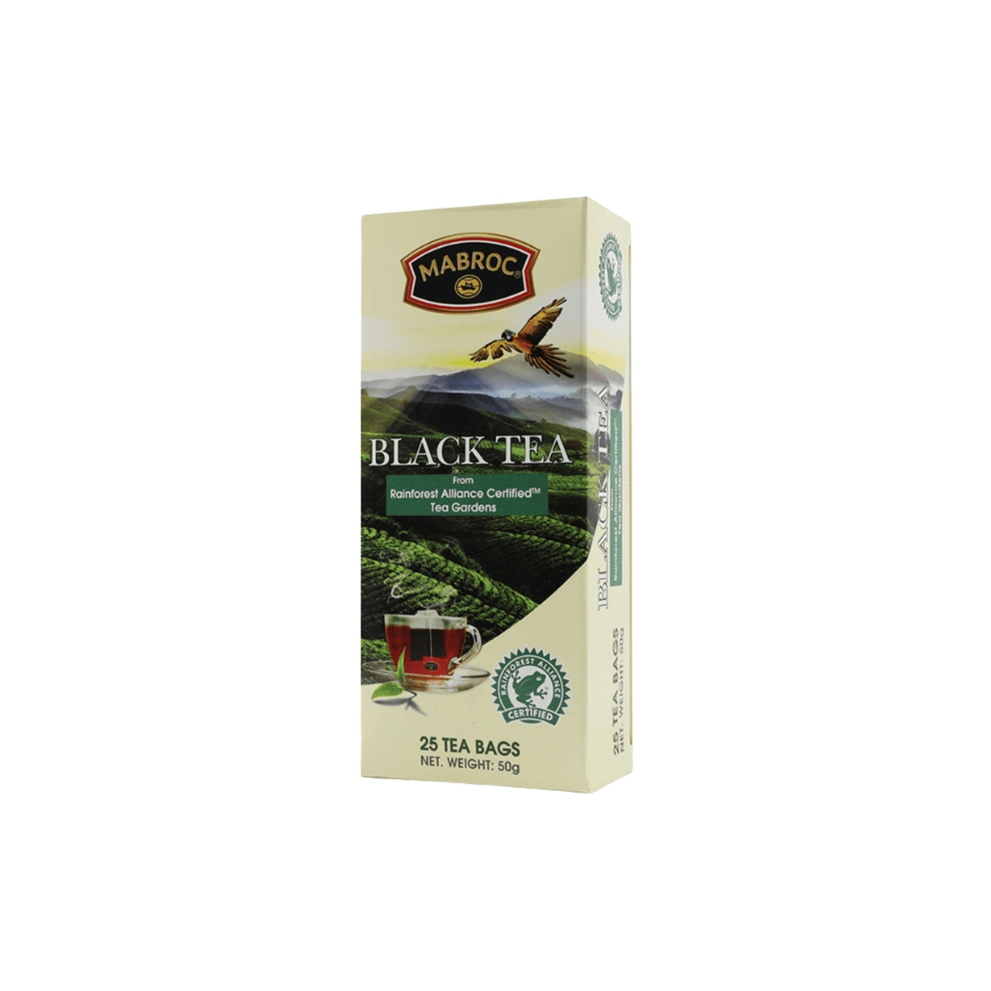Tè nero Mabroc certificato Rainforest Alliance (50g) 25 bustine