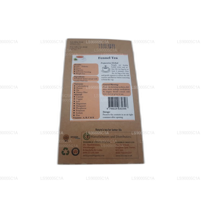 Tè al finocchio Lifetone (40g)