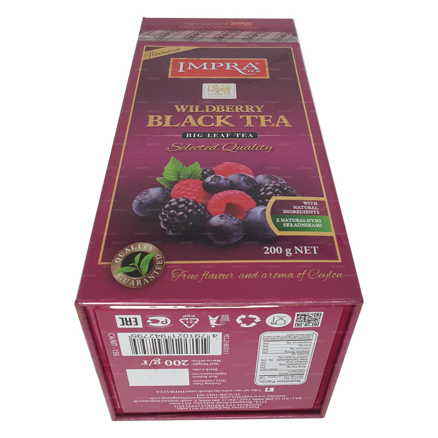 Contenitore per carne Impra Wildberry Big Leaf (200 g)