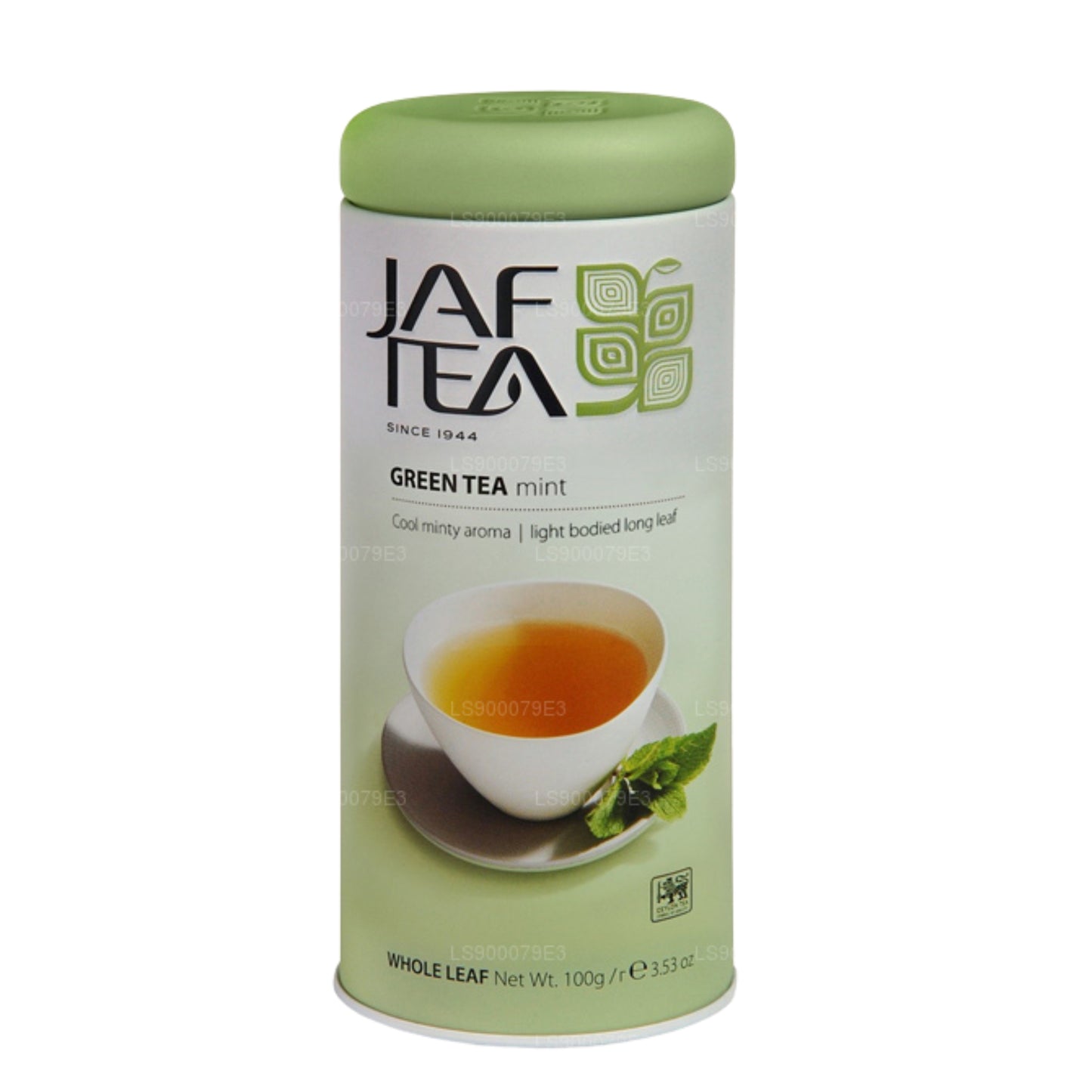 Jaf Tea Pure Green Collection - Contenitore alla menta, 100 g