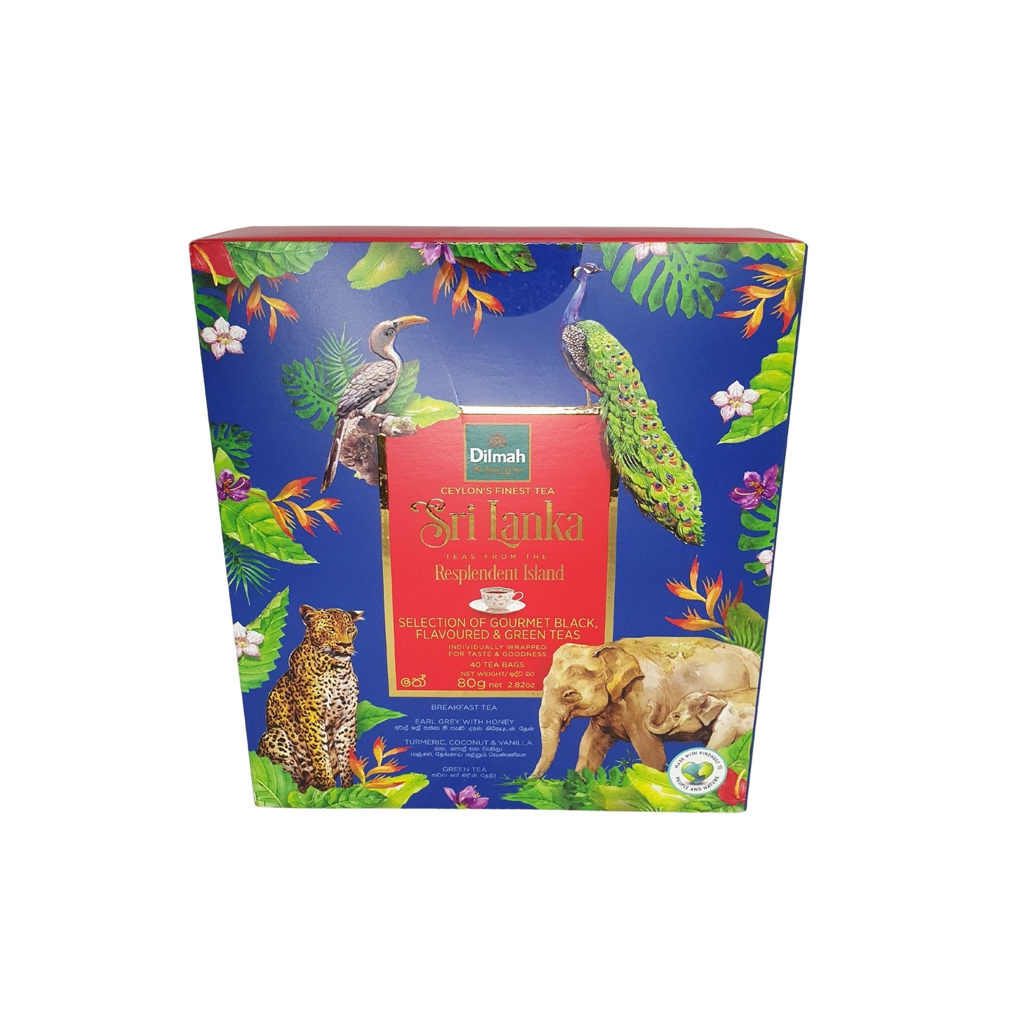 Confezione regalo Dilmah Resplendent Island (80g) 40 bustine di tè