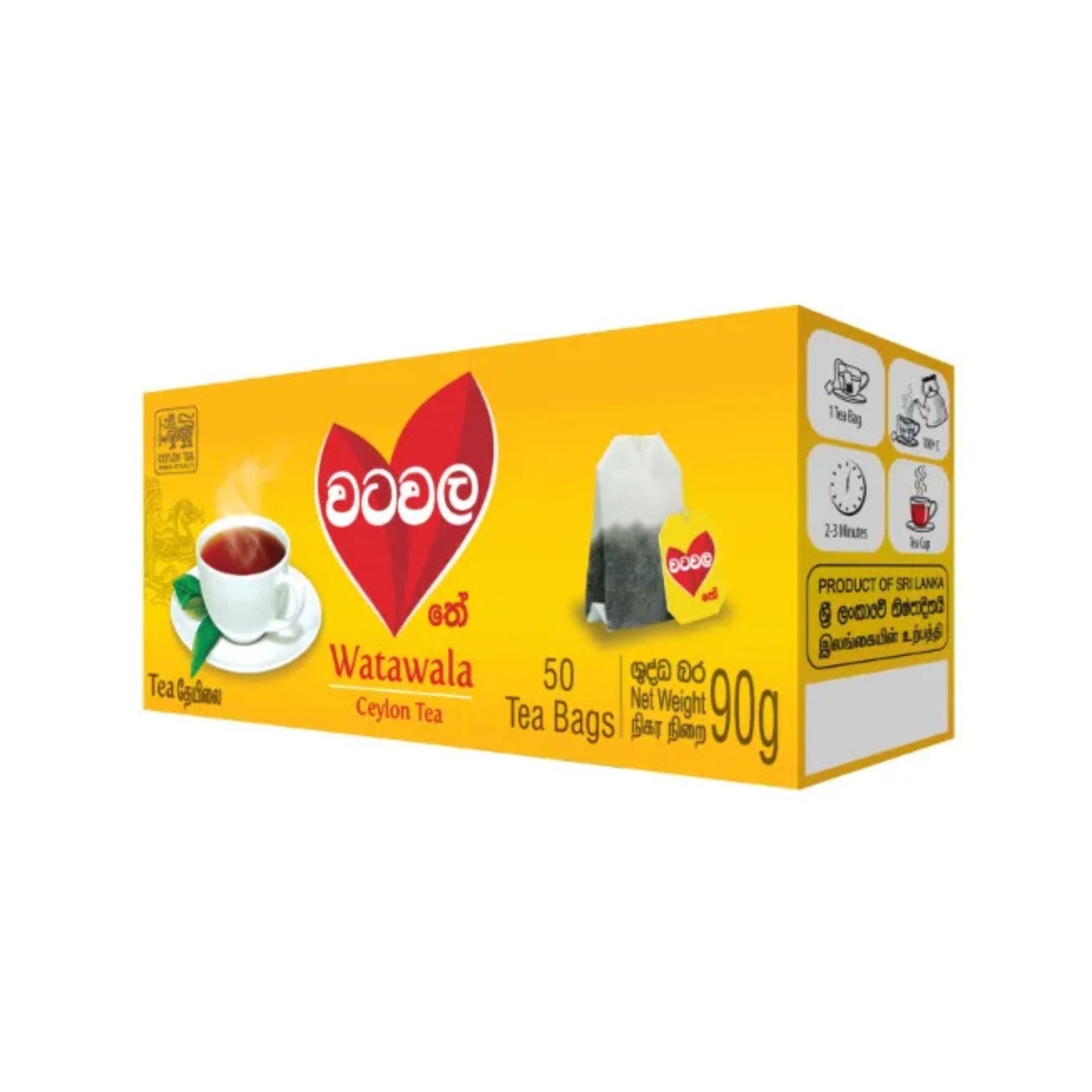 Tè Watawala Pure Ceylon in bustine