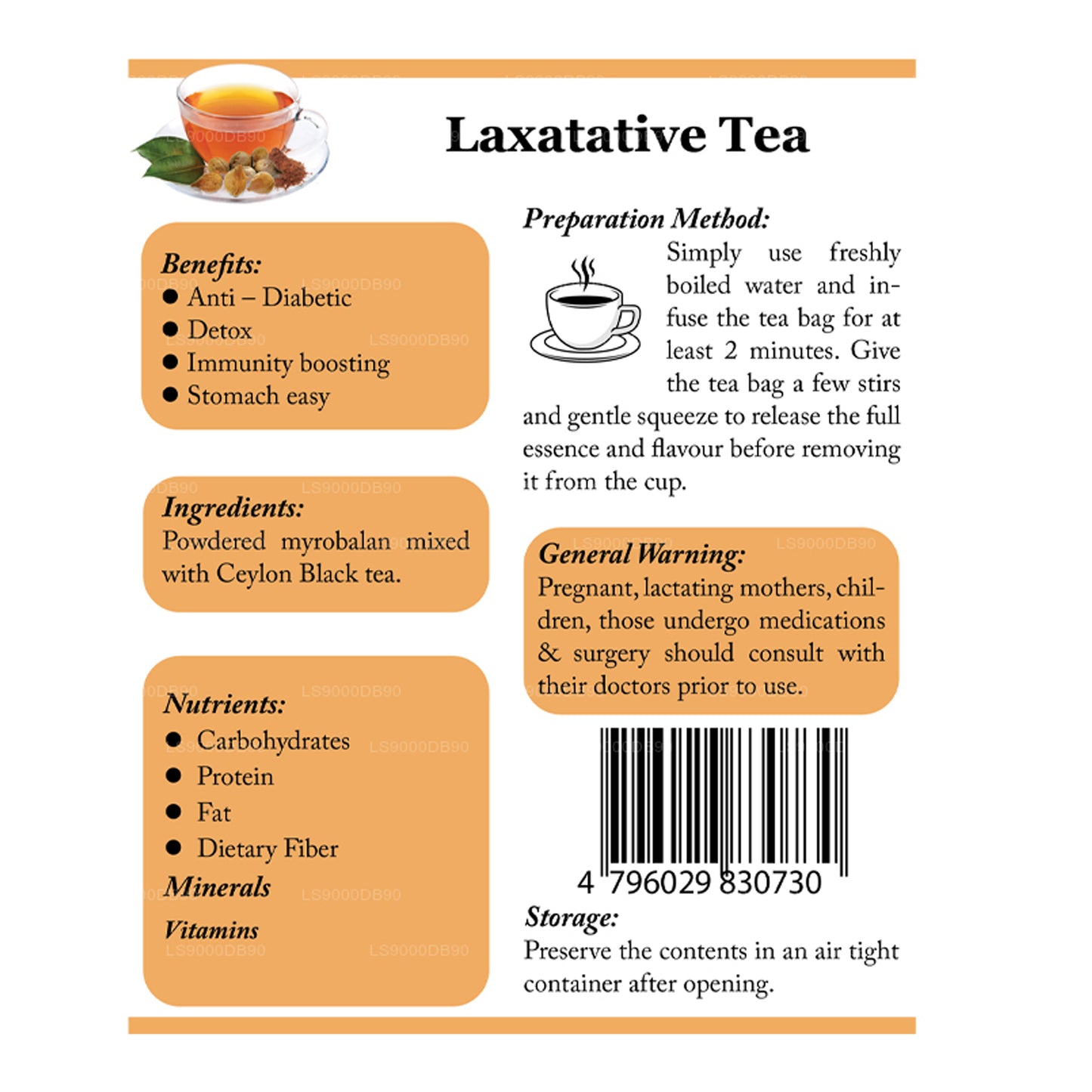 Lifetone Laxative Tea (40g) 20 Tea Bags