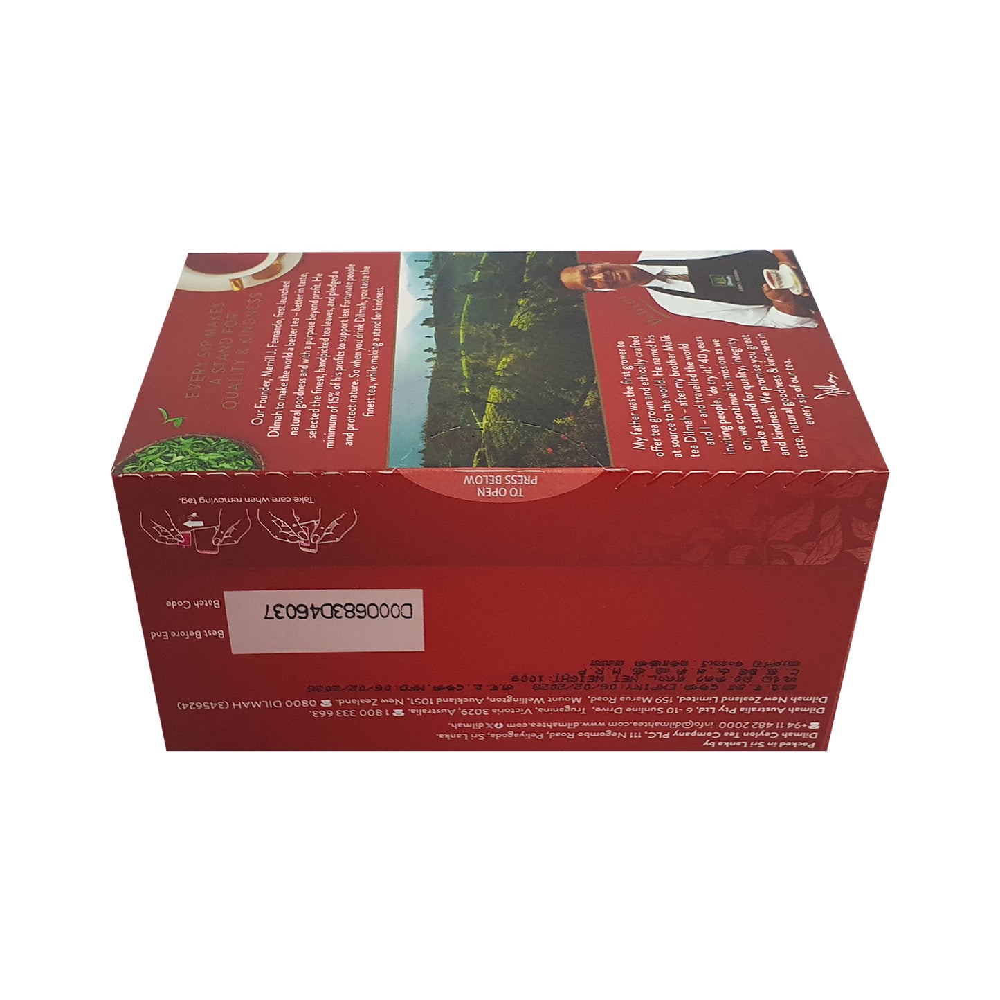 Dilmah English Breakfast Tea, 50 bustine di tè (100 g)