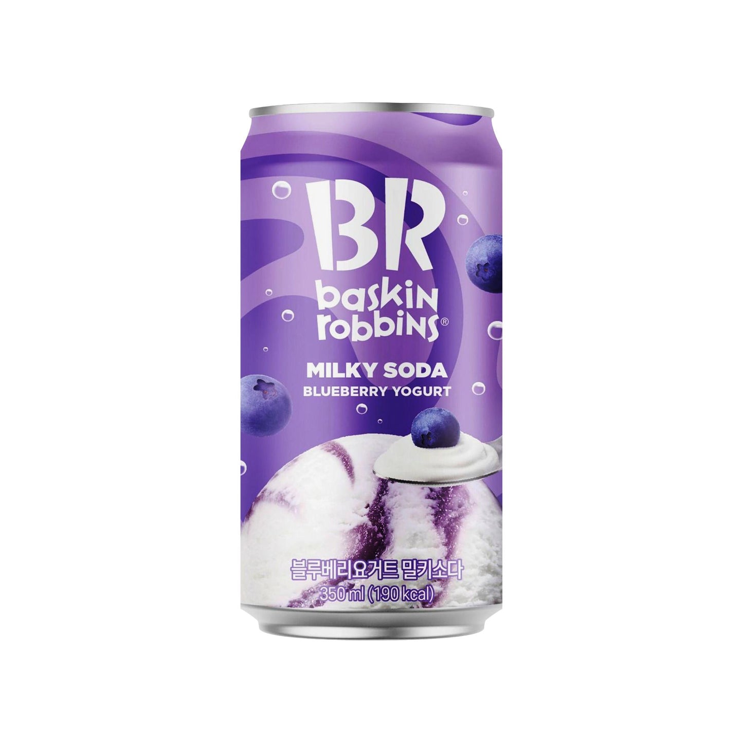 Baskin Robbins Soda al latte allo yogurt ai mirtilli (350ml)