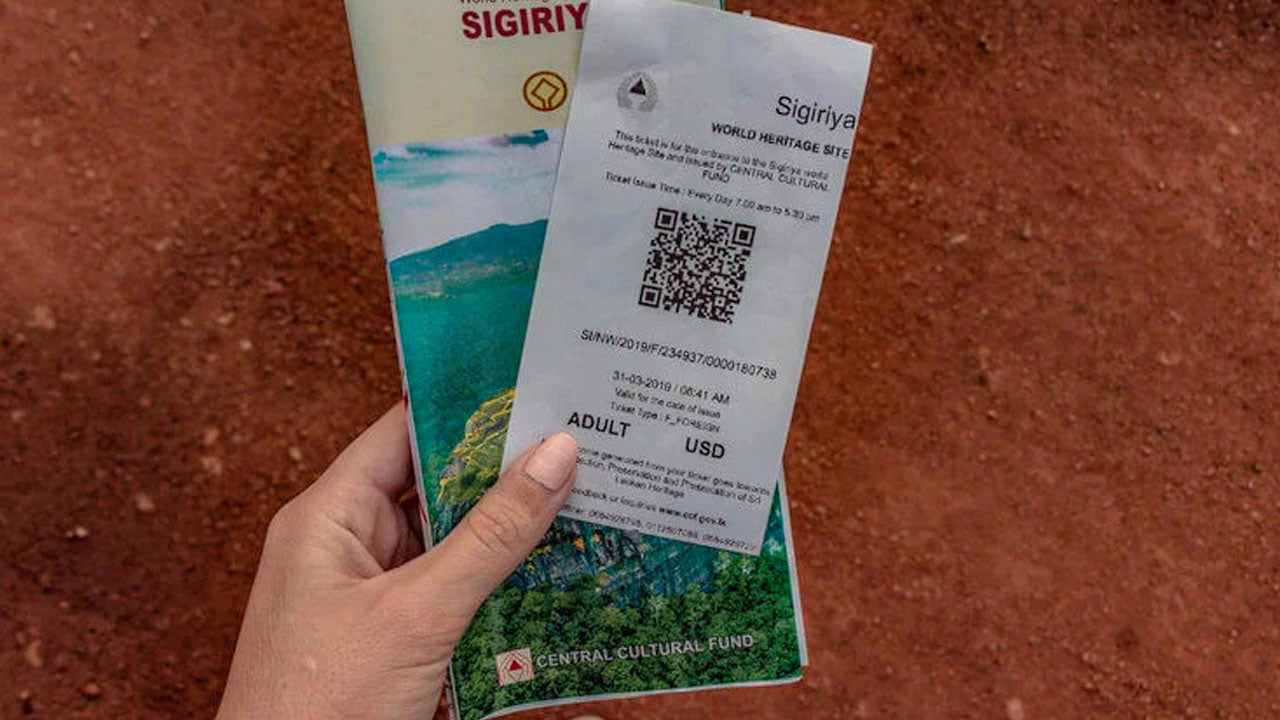 Sigiriya Entrance Ticket