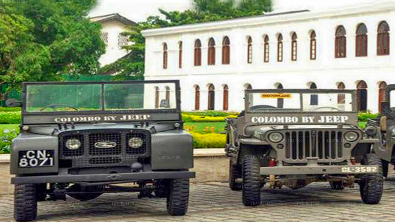 Colombo City Tour by Vietnam War Jeep from Colombo Seaport