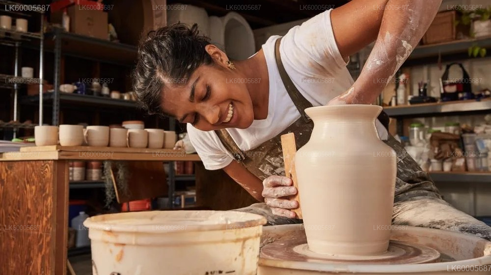 Clay Pottery Making Experience from Haputale