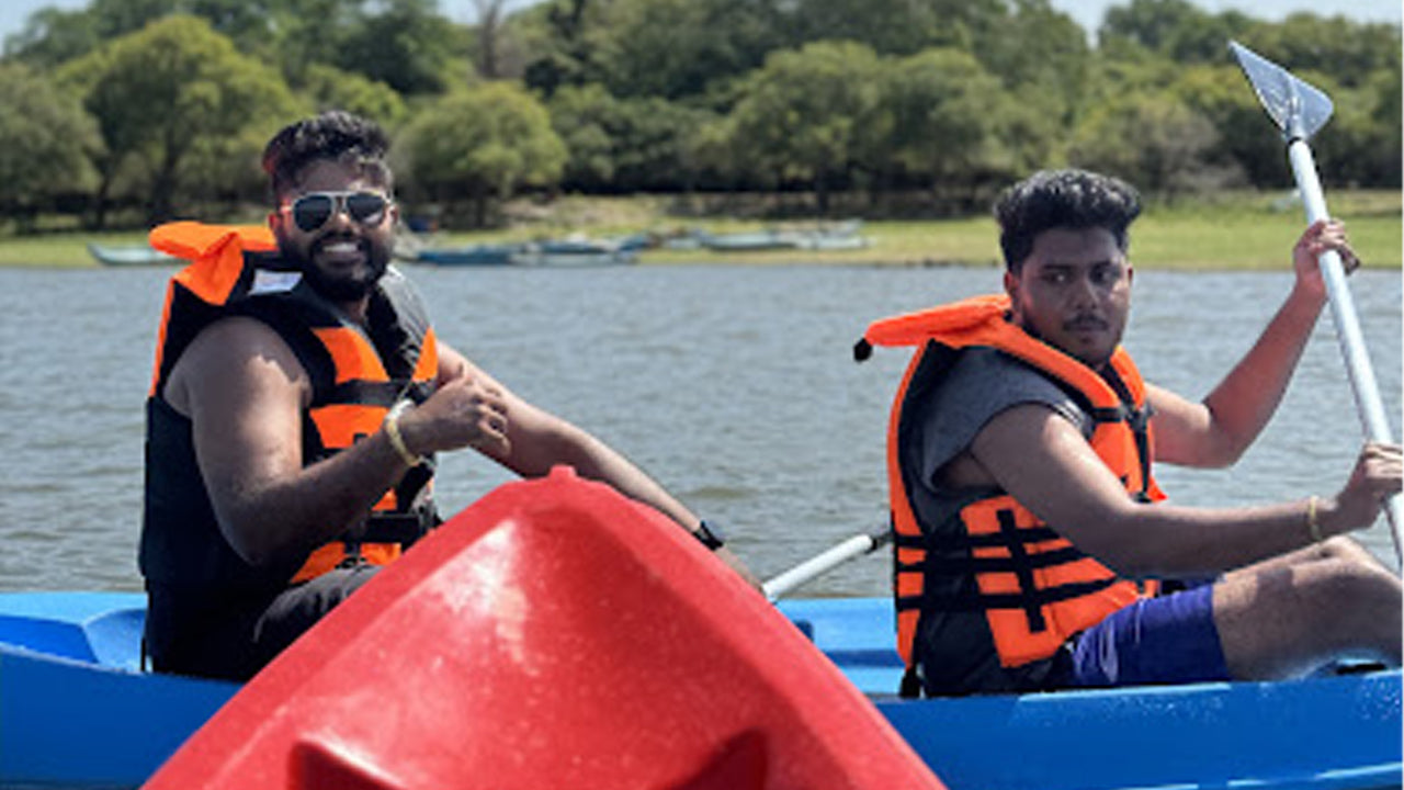 Blue Boat Kayaking from Kantale