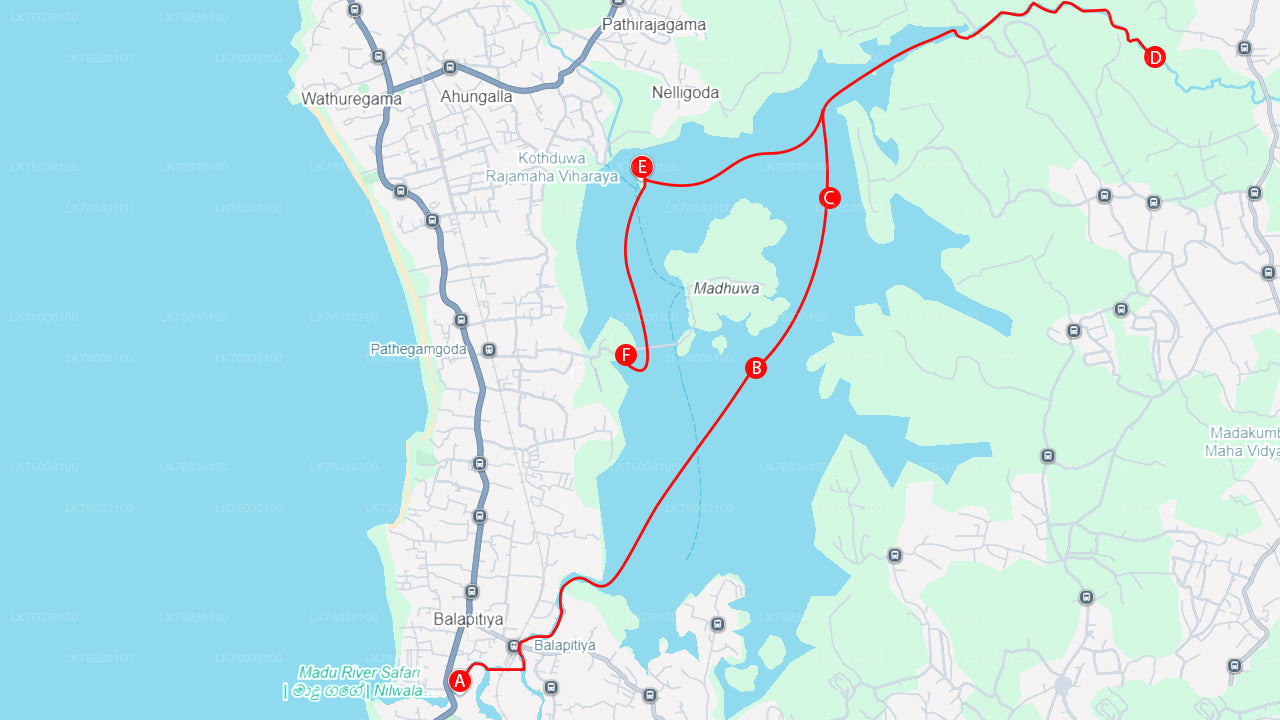 Bentota City Tour from Kalutara