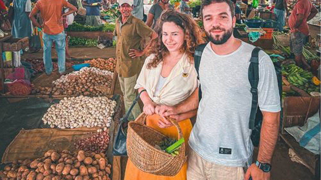 Tour del mercato e lezione di cucina da Colombo