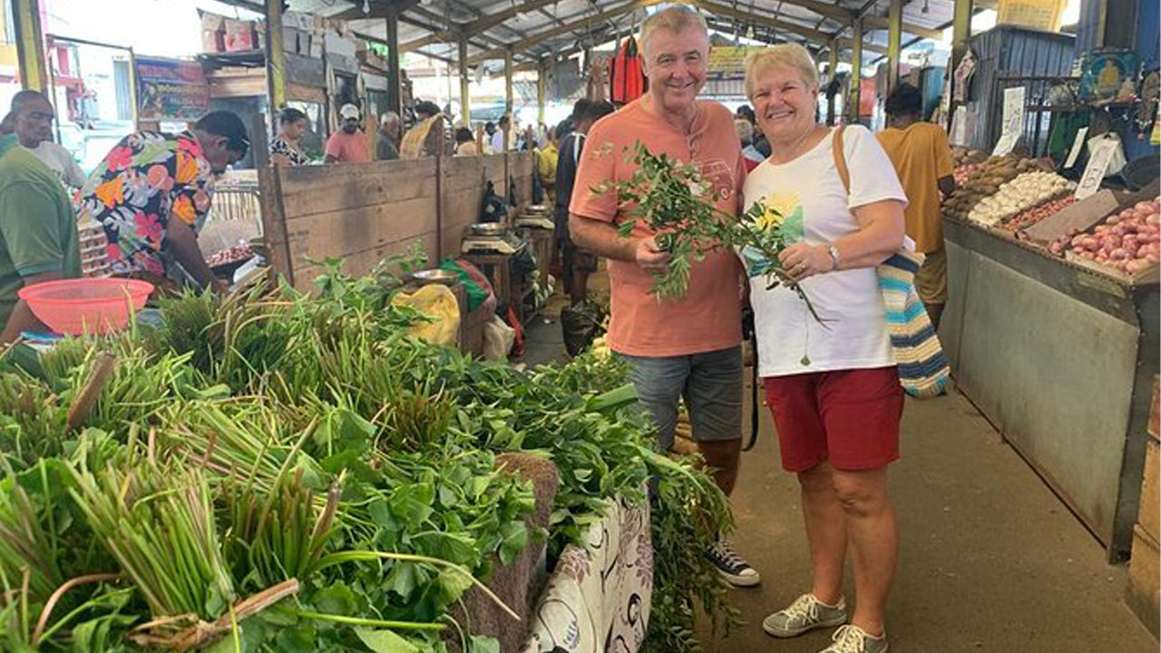 Tour del mercato e lezione di cucina da Colombo