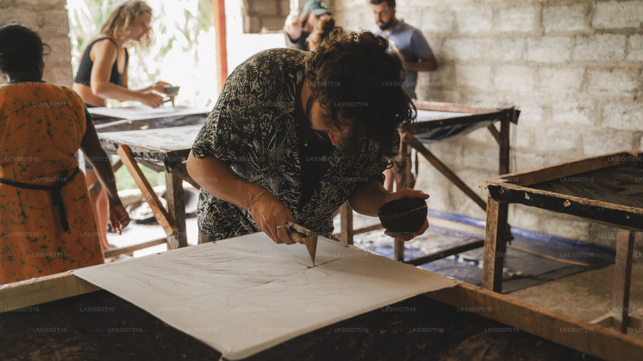 Esperienza di creazione di batik da Koggala