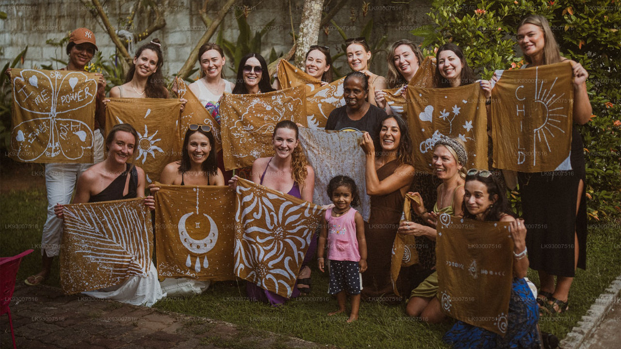 Esperienza di creazione di batik da Koggala