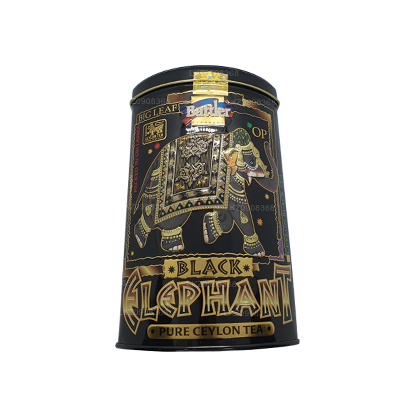 Contenitore in latta Battler Black Elephant OP (100 g)