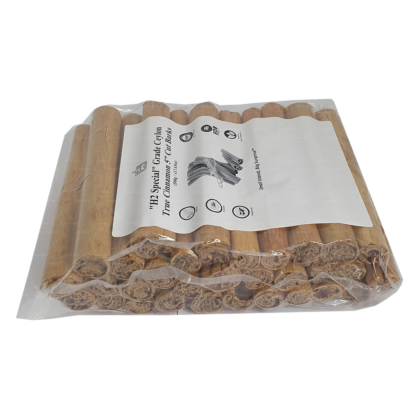 Confezione di corteccia di cannella di Ceylon True Cinnamon di grado «H2 Special» Lakpura