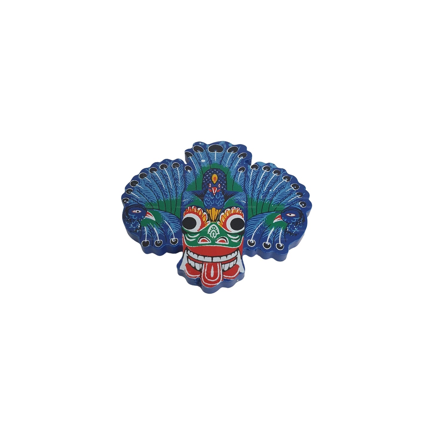 Magnete da frigorifero con maschera Lakpura® Mayura Raksha