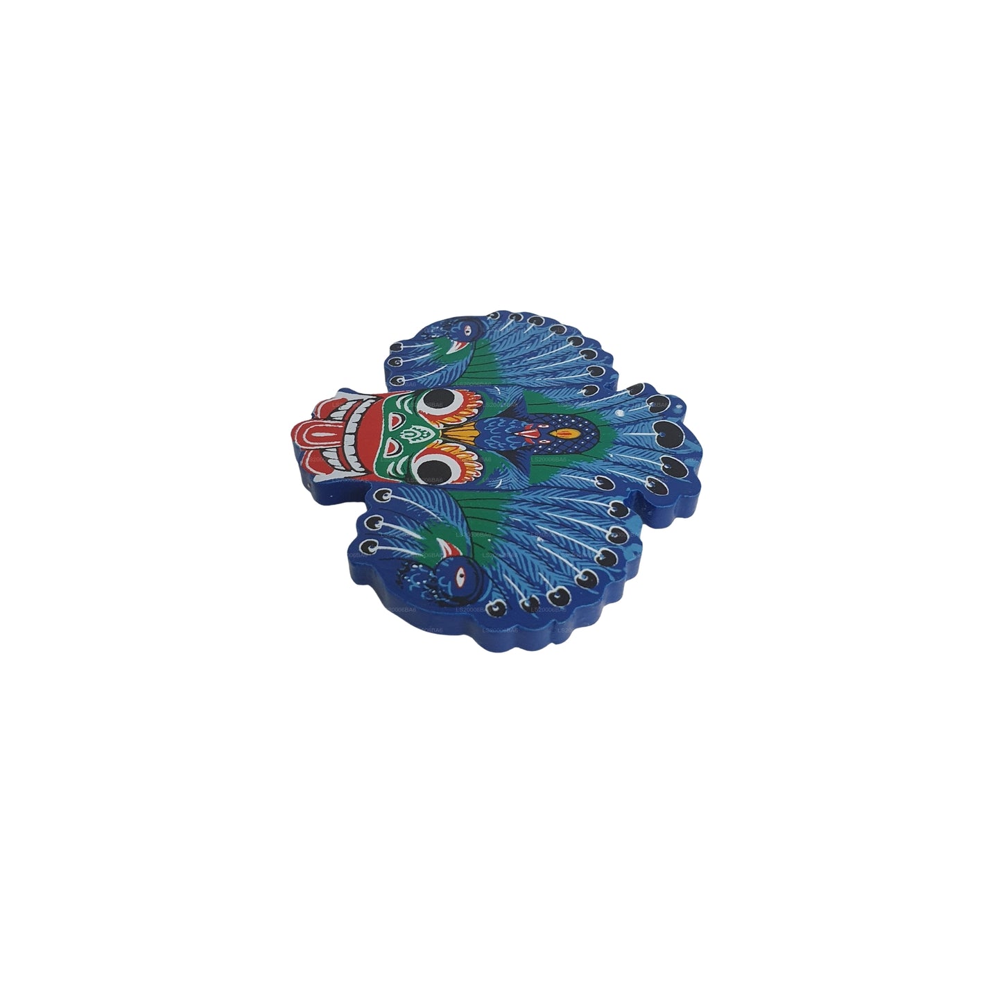 Magnete da frigorifero con maschera Lakpura® Mayura Raksha