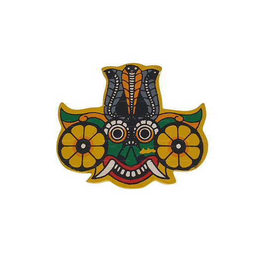 Magnete da frigorifero con maschera Lakpura® Gara Raksha