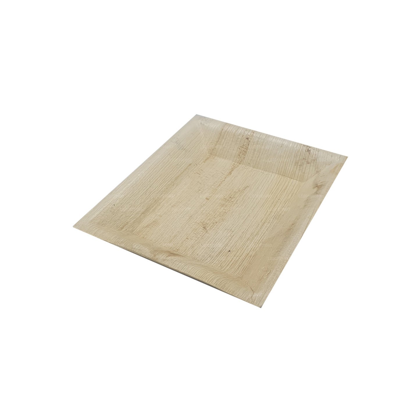 Piatti per alimenti a forma di foglia Areca fatti a mano, 20 cm x 20 cm (tipo quadrato)