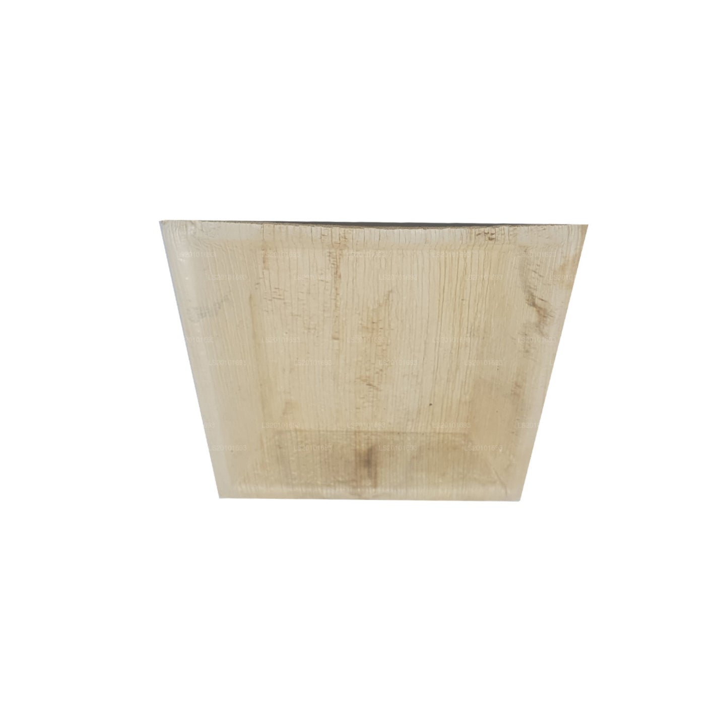 Piatti per alimenti a forma di foglia Areca fatti a mano, 20 cm x 20 cm (tipo quadrato)