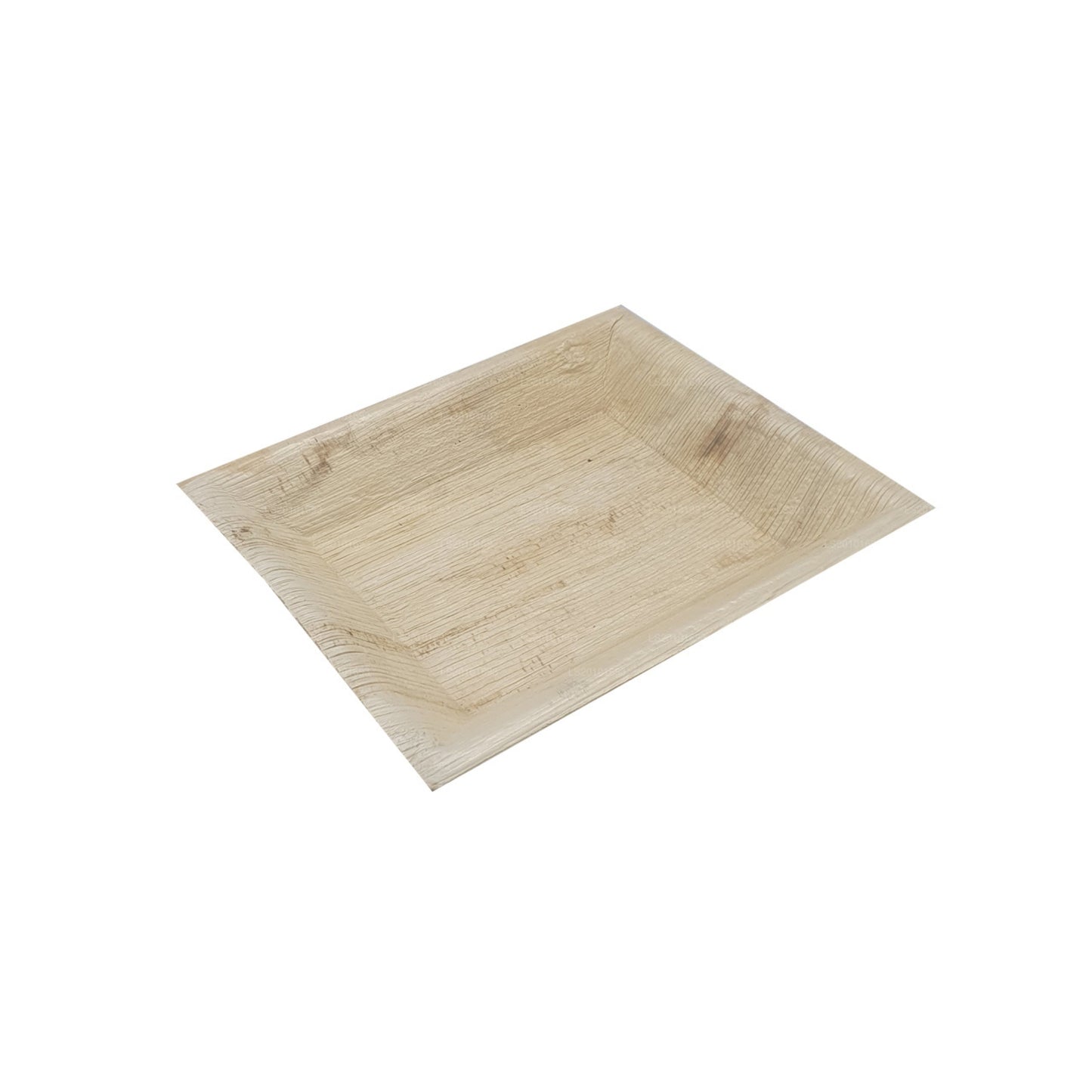 Piatti per alimenti a forma di foglia Areca fatti a mano, 20 cm x 20 cm (tipo quadrato)