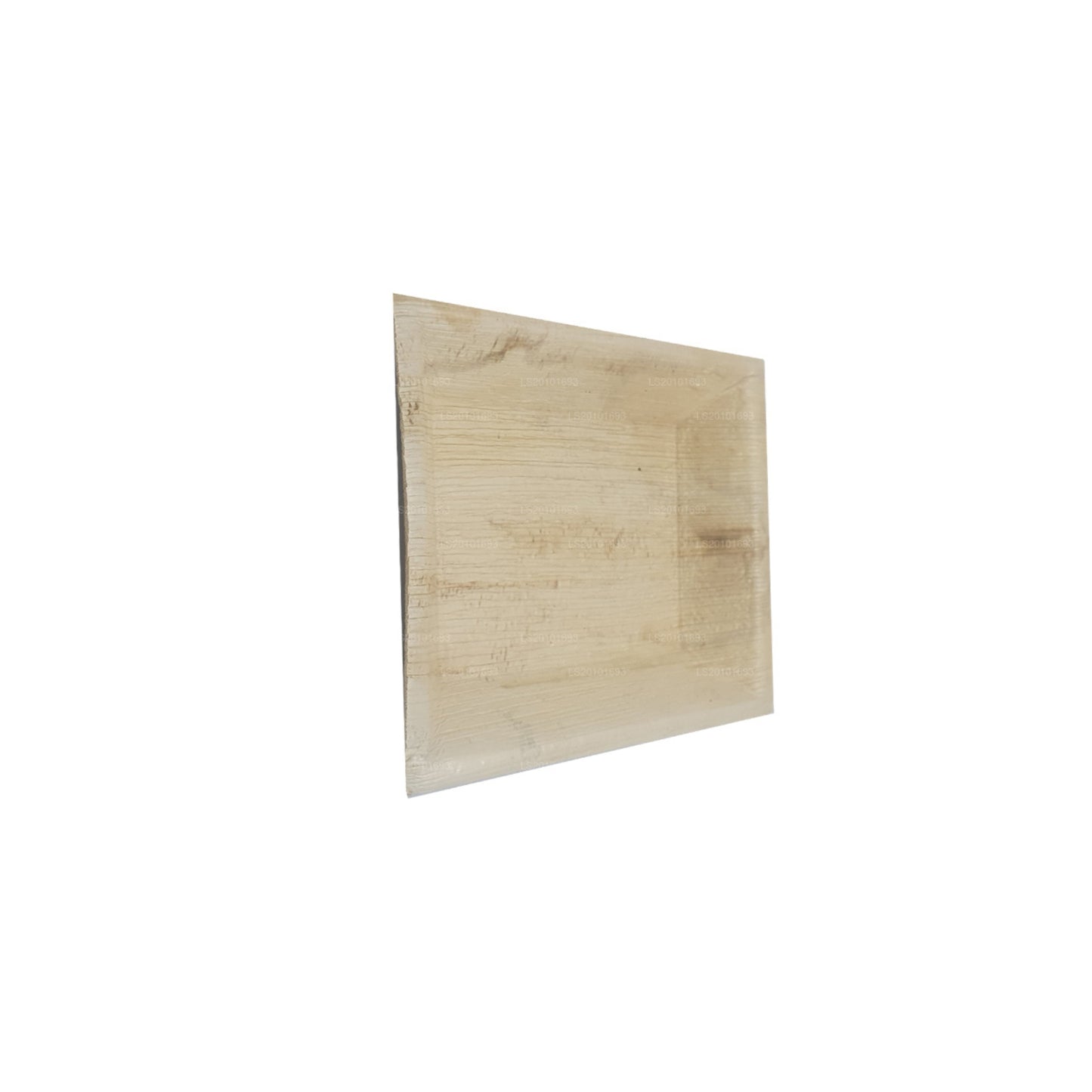 Piatti per alimenti a forma di foglia Areca fatti a mano, 20 cm x 20 cm (tipo quadrato)