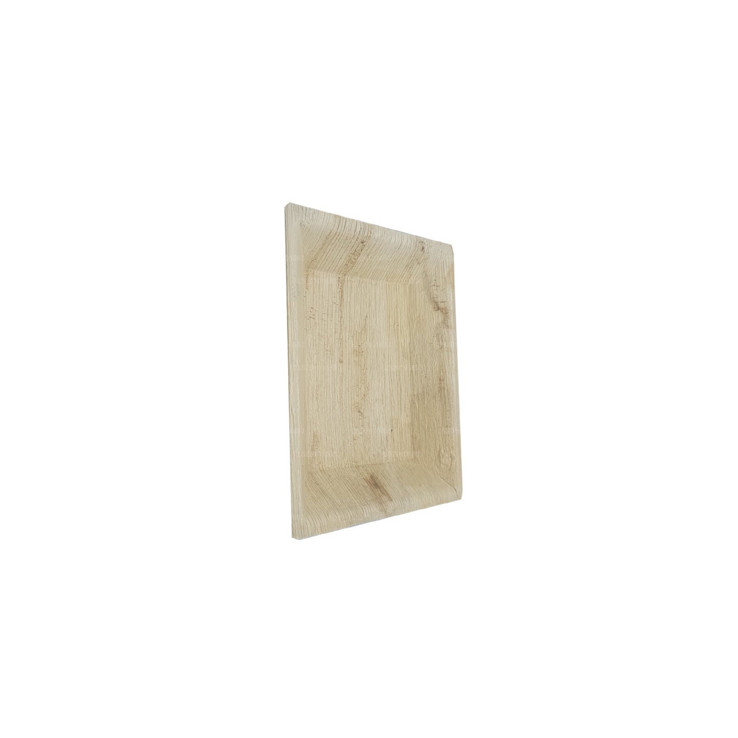 Piatti per alimenti a forma di foglia Areca fatti a mano, 20 cm x 20 cm (tipo quadrato)