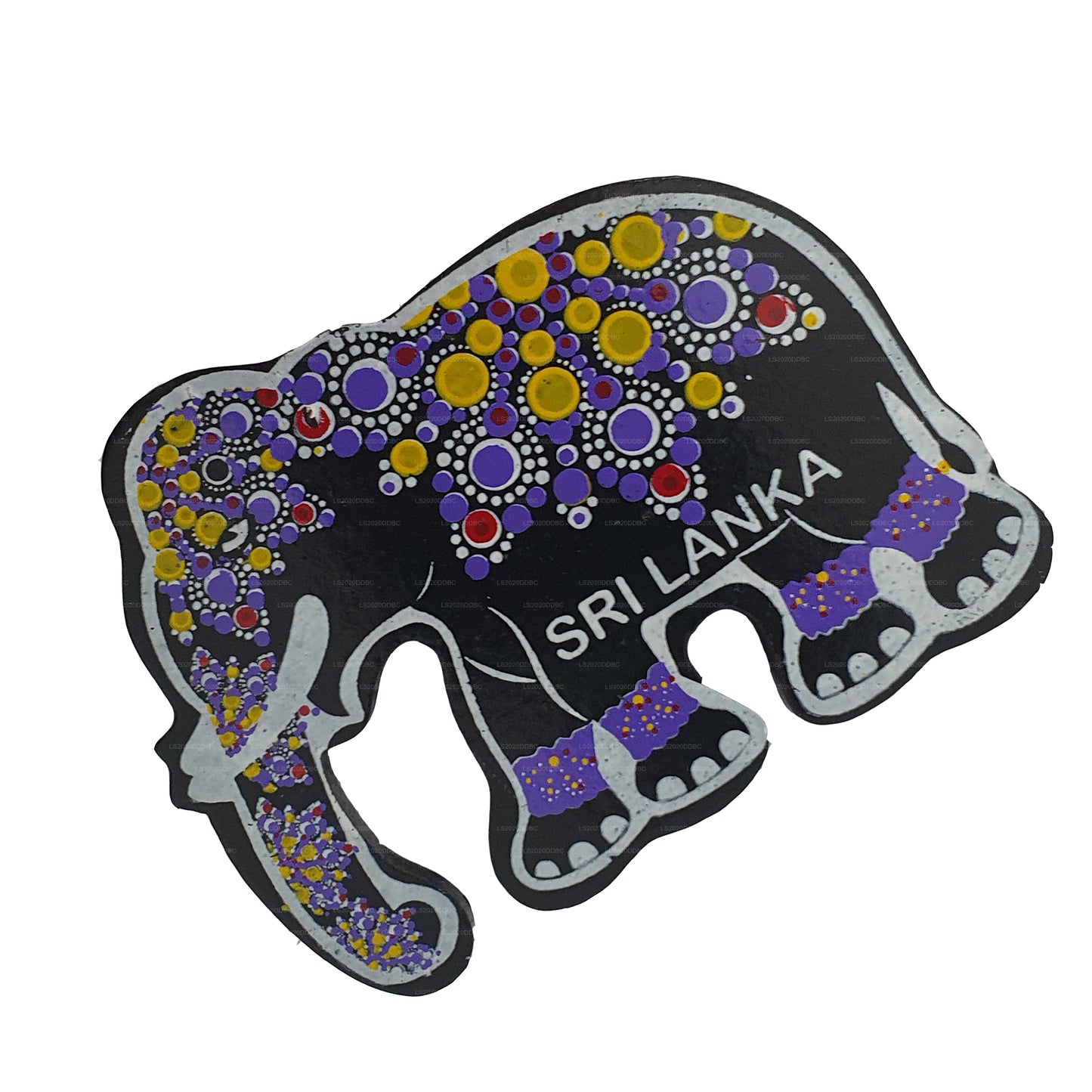 Lakpura® Sri Lanka Traditional Kandy Elephant Fridge Magnet