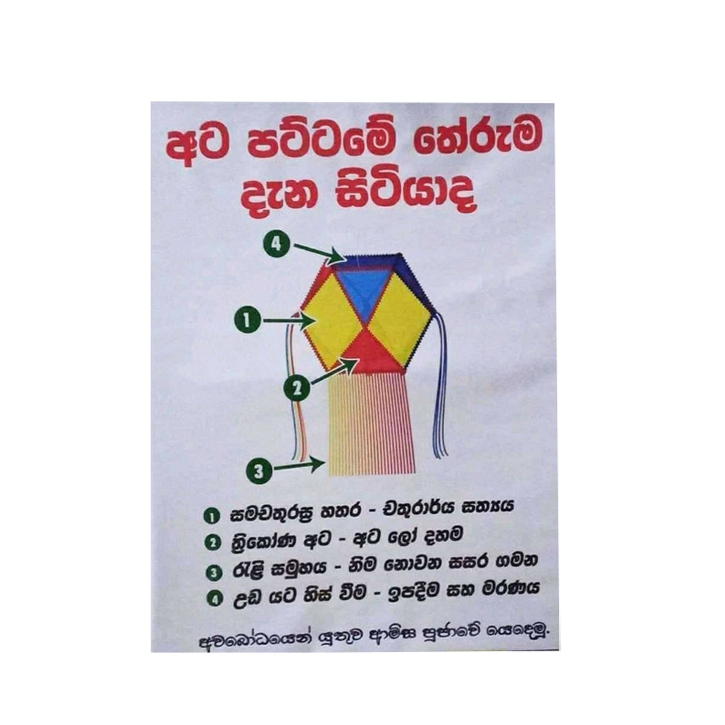 Lakpura® Vesak Lantern (Atapattam Kudu)