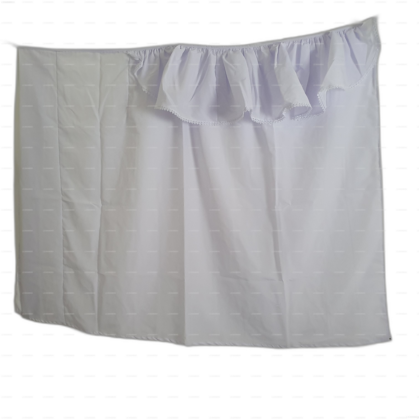Lakpura® Lamasaree bianco per bambine (mezzo sari)