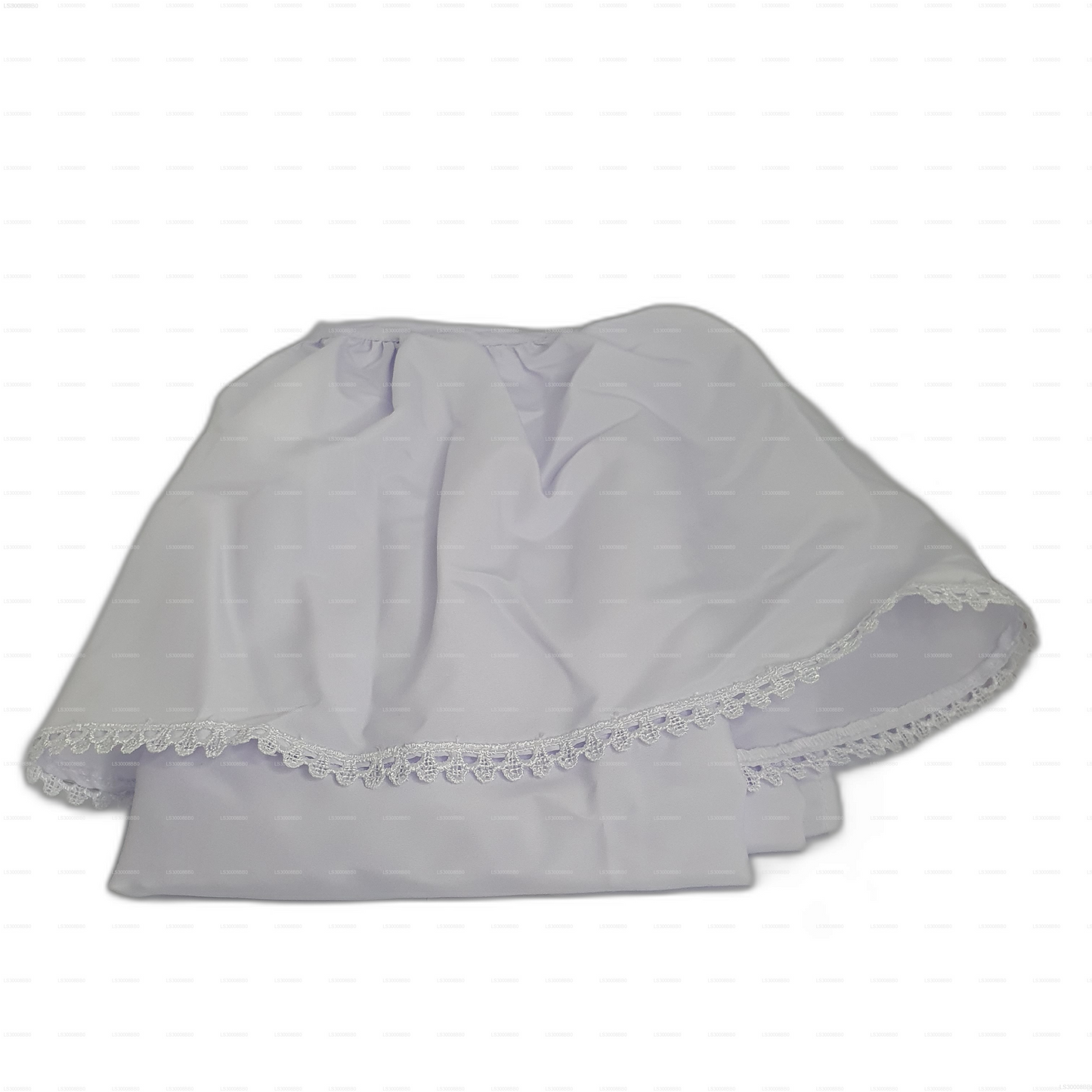 Lakpura® Lamasaree bianco per bambine (mezzo sari)