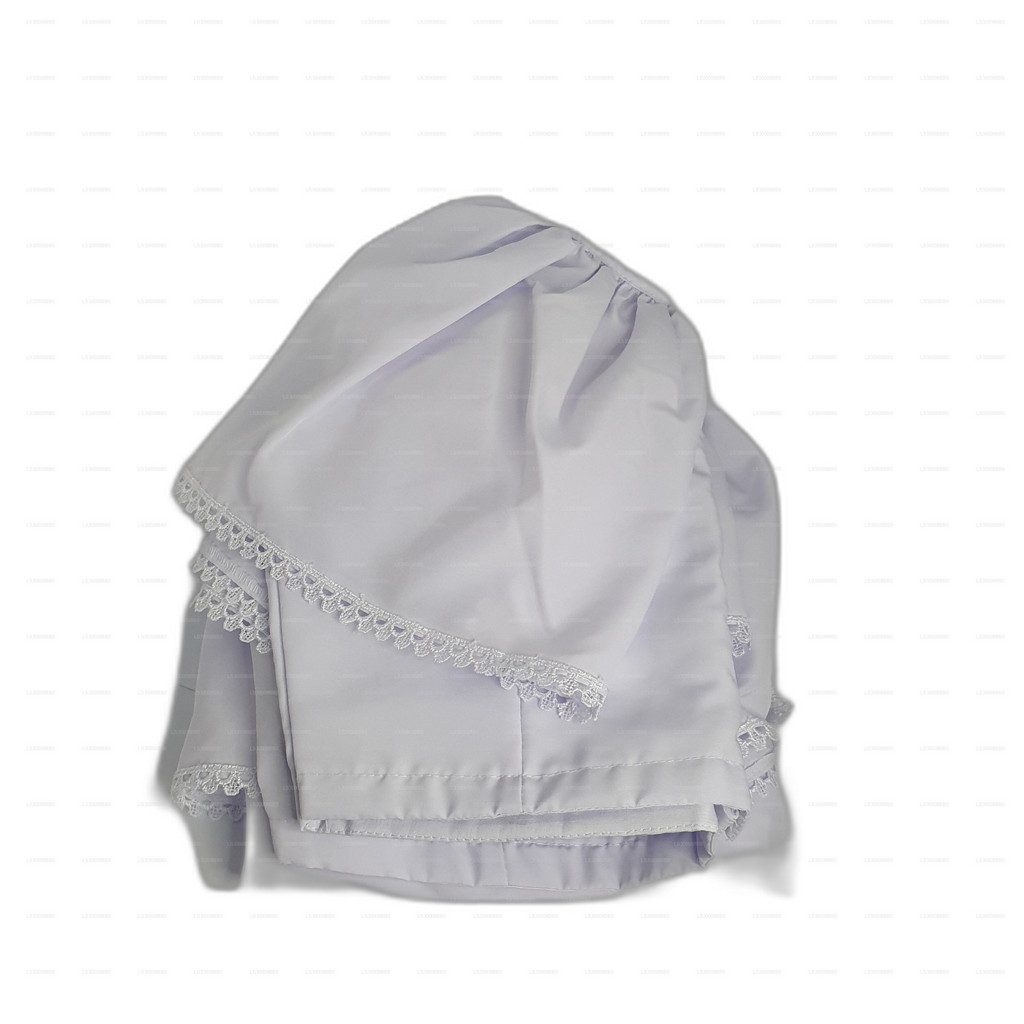 Lakpura® Lamasaree bianco per bambine (mezzo sari)