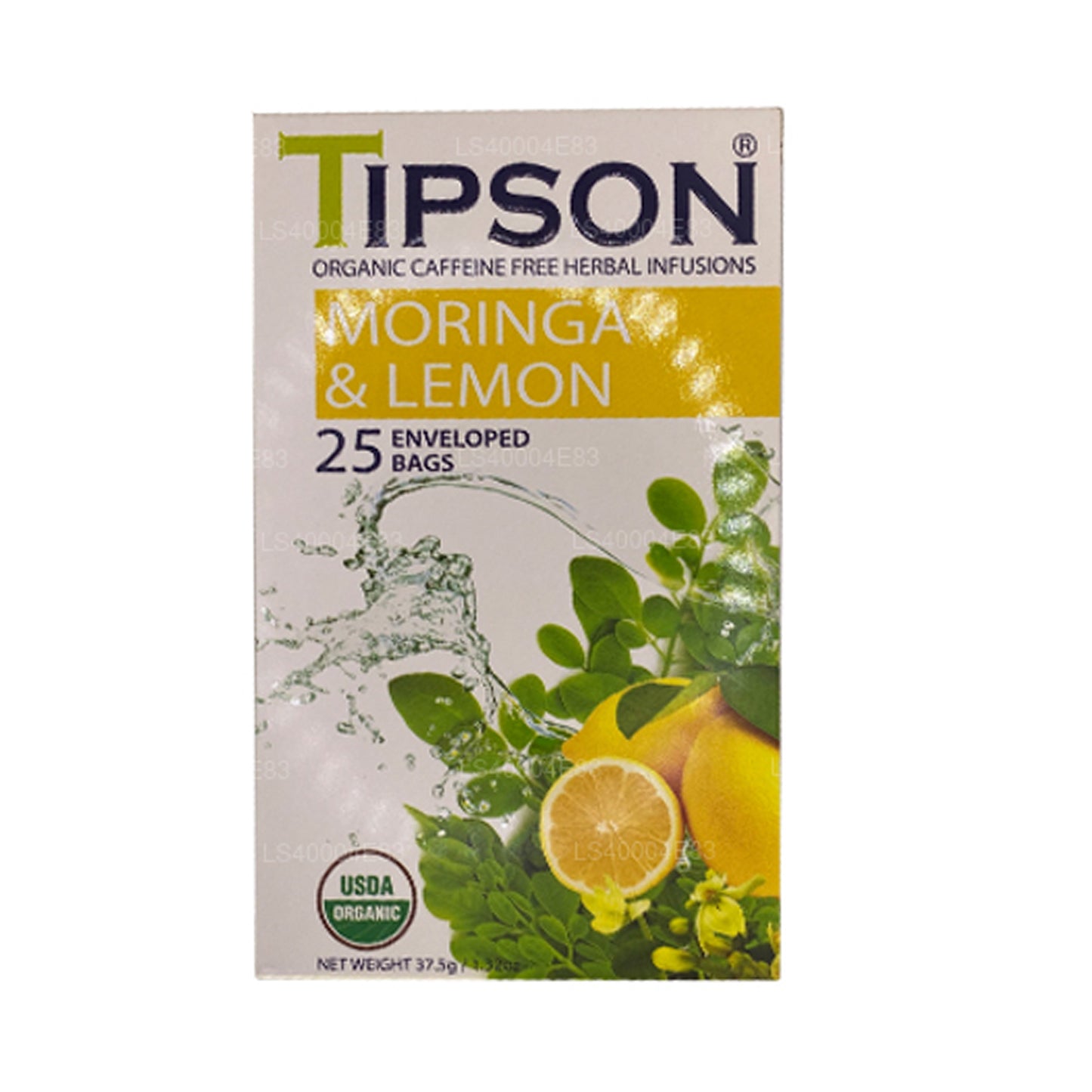 Tipson Moringa And Lemon Tea (37.5g) 25 Tea Bags