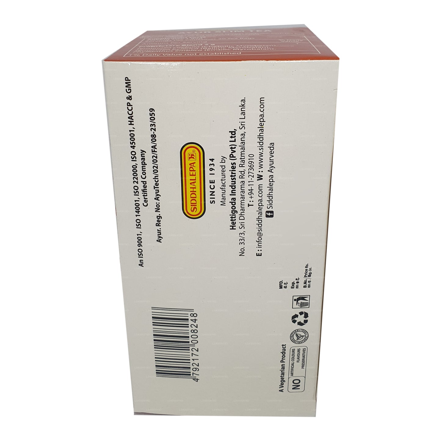 Siddhalepa Ayur Slim Tea (40g)