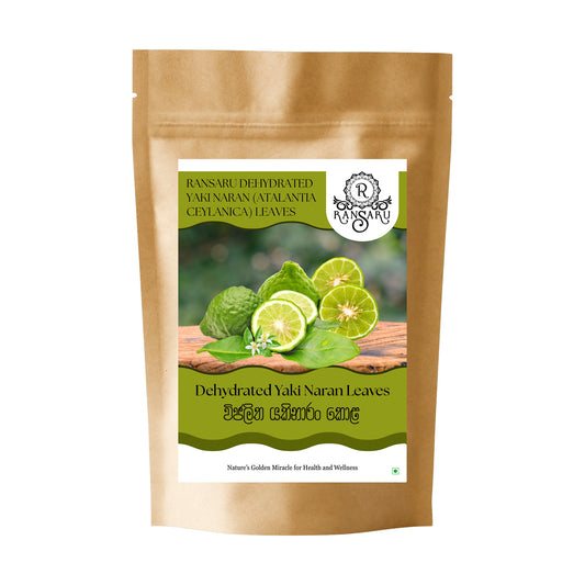 Ransaru Dehydrated Yaki Naran (Atalantia Ceylanica) Leaves (100g)