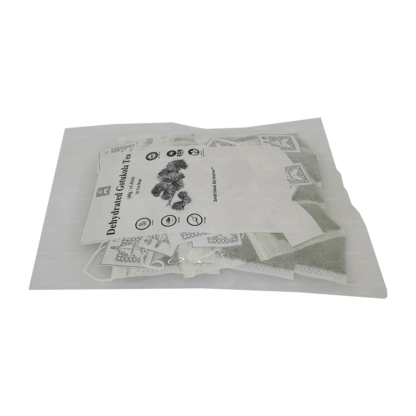 Bustine di tè Gotukola disidratato Lakpura (40 g) 20 bustine di tè