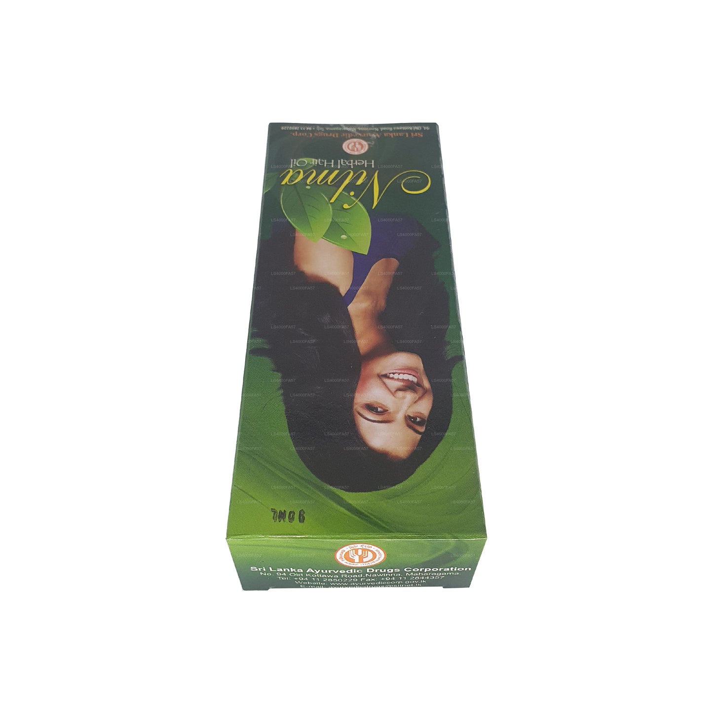 Olio per capelli alle erbe SLADC Nilma (90ml)