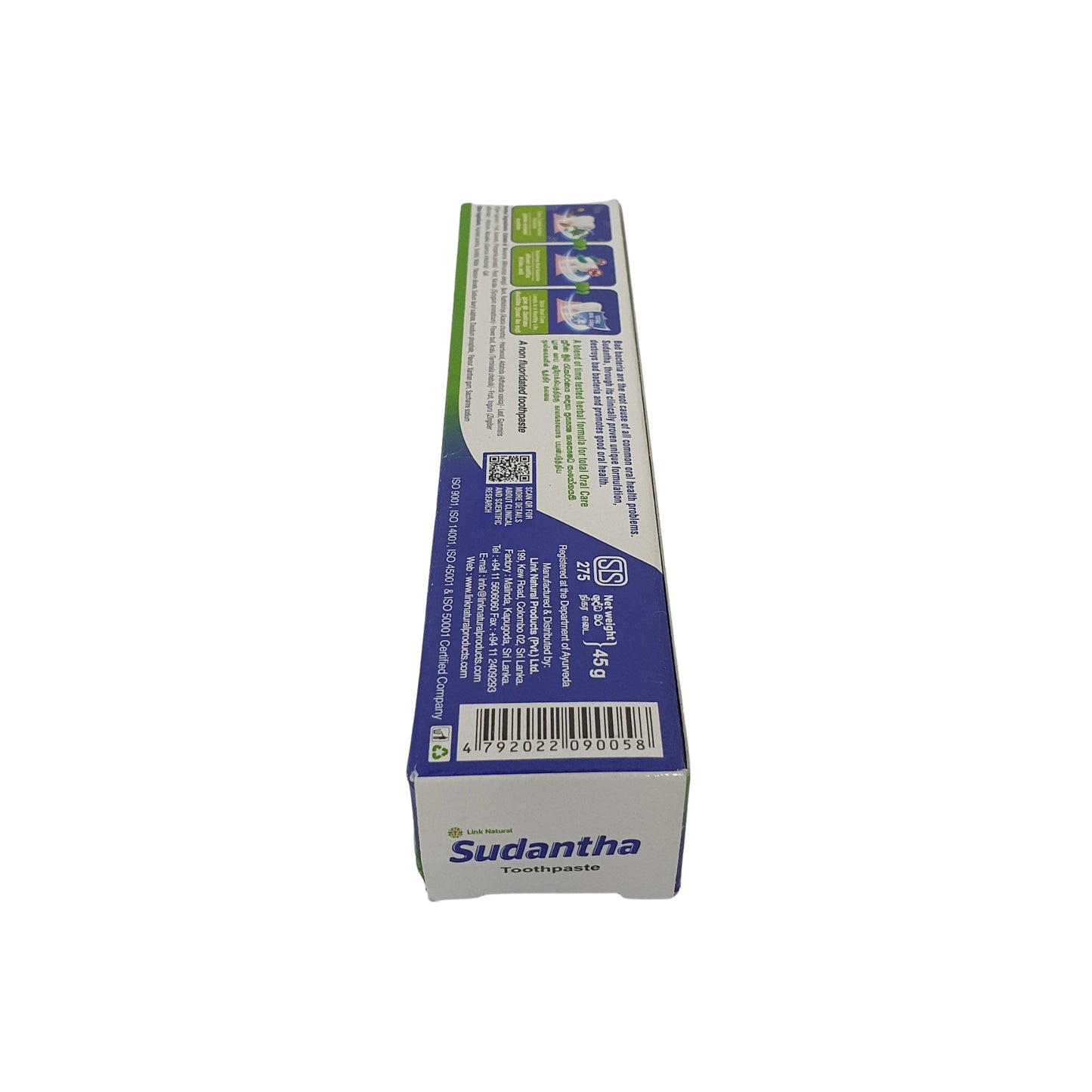 Dentifricio a base di erbe Link Sudantha